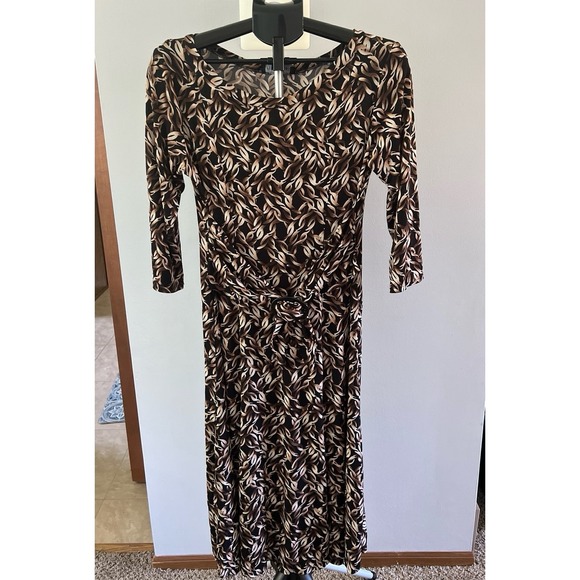 Perceptions Petite Women's quarter sleeve below the knee‎ dress size 10P - Picture 1 of 8